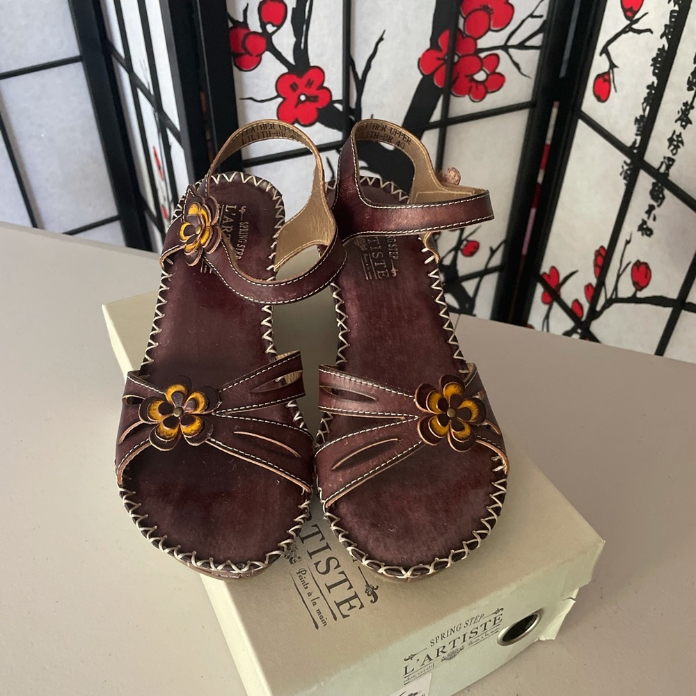 Spring Step L’Artiste - Lilith Leather Wedge